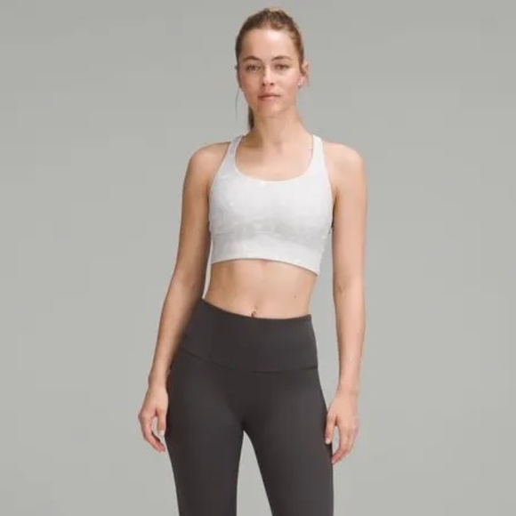 Lululemon | Energy Longline Bra Medium Support | Spray Leopard Grey Multi | 12 - Picture 3 of 5